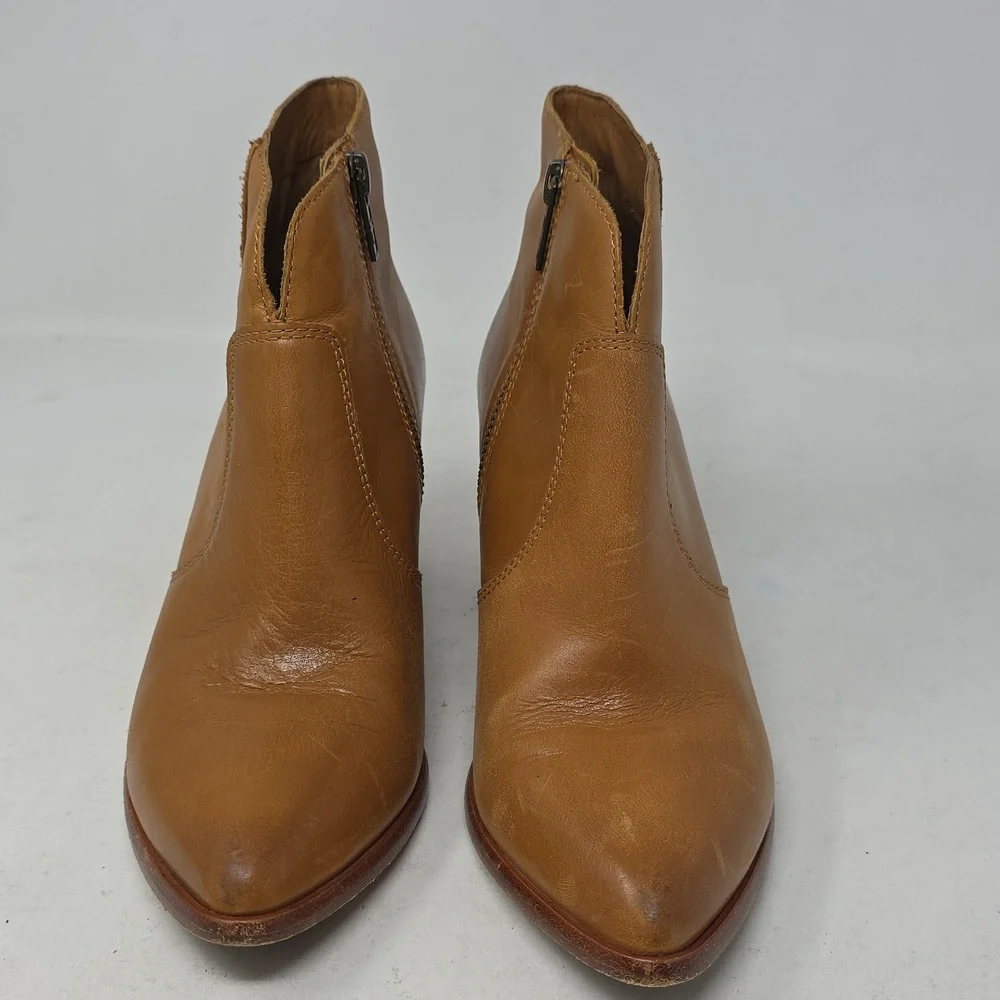 Frye Women's Brown Leather Ankle Booties Size 6